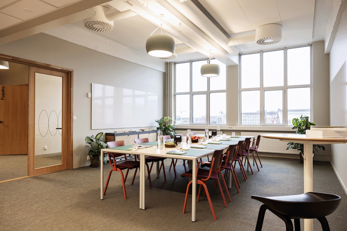 Prosessrom med workshopbord i InCreo sine lokaler i Trondheim
